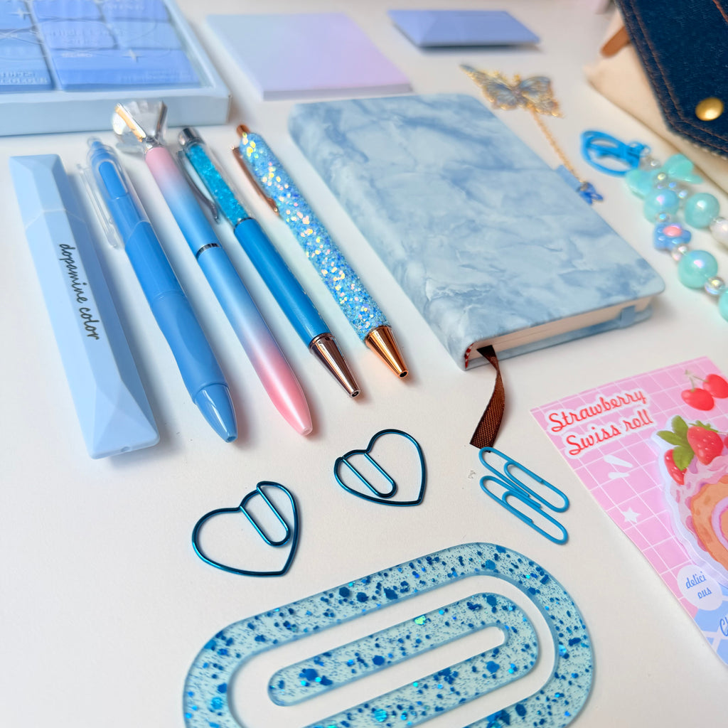 Blue Aesthetic Stationery Gift Set