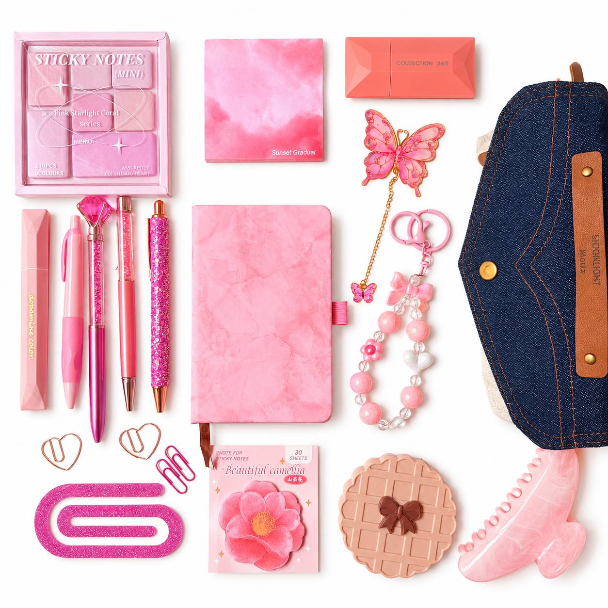Pink Aesthetic Stationery Gift Set