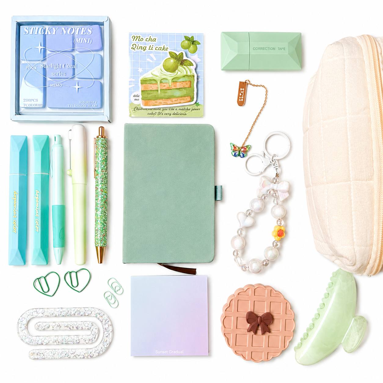 Mint Green Aesthetic Stationery Gift Set