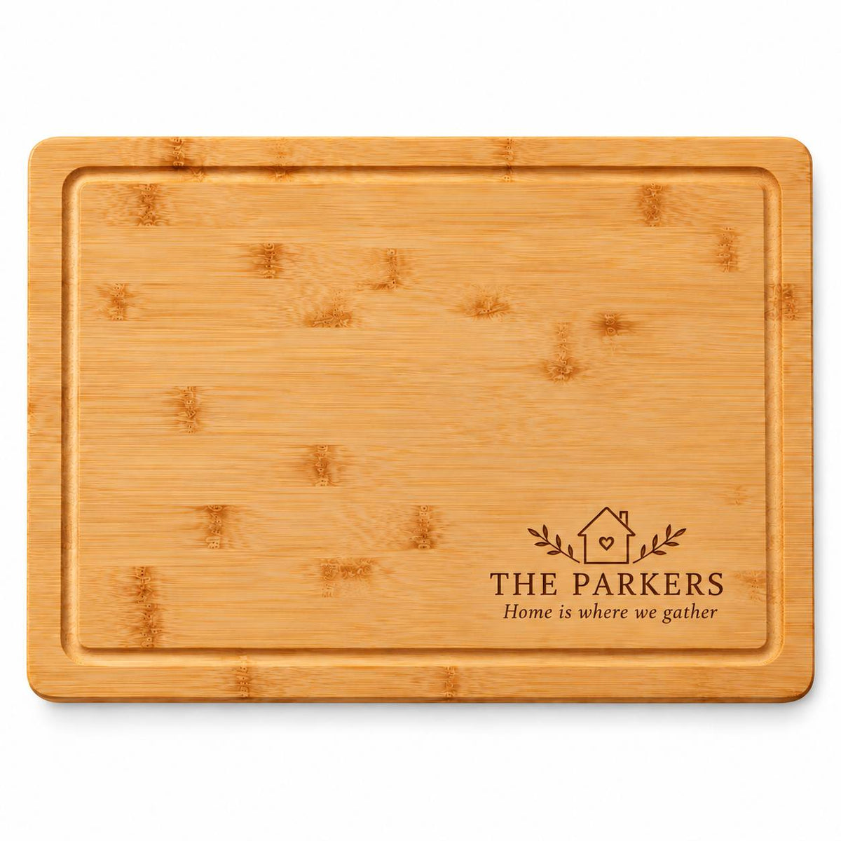 Personalized Housewarming Bamboo Cutting Board