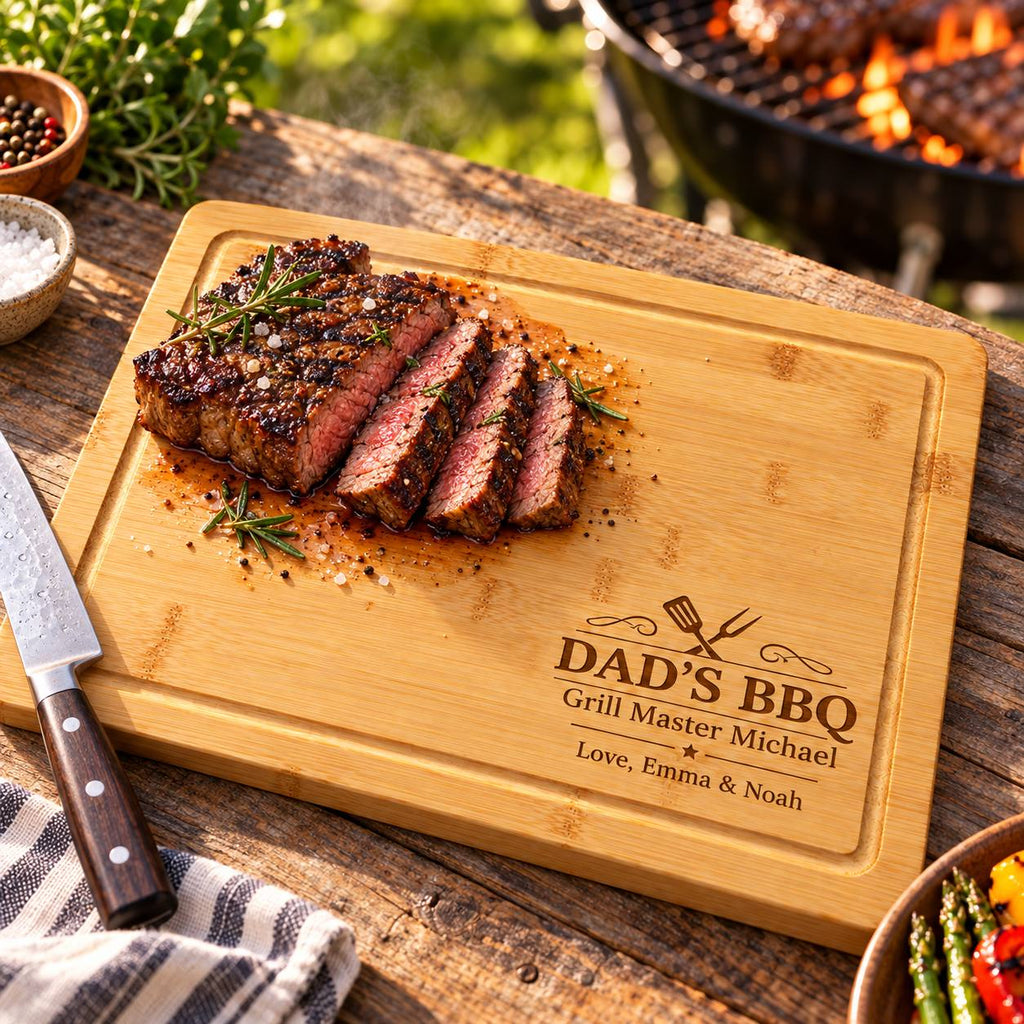 Personalized Father’s Day BBQ Cutting Board