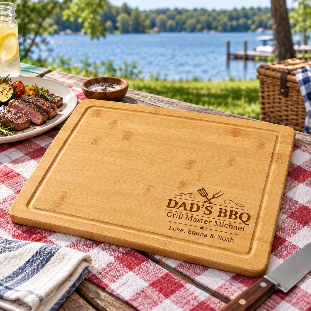 Personalized Father’s Day BBQ Cutting Board