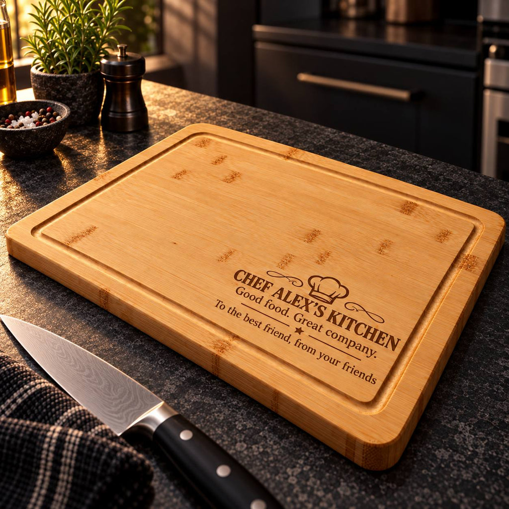 Personalized Cutting Board for a Friend Who Loves Cooking