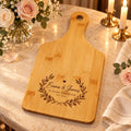 Personalized Bamboo Cutting Board – Wedding Anniversary Gift for Couples