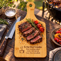 Personalized Bamboo Cutting Board for Grandpa – Gift from Grandkids