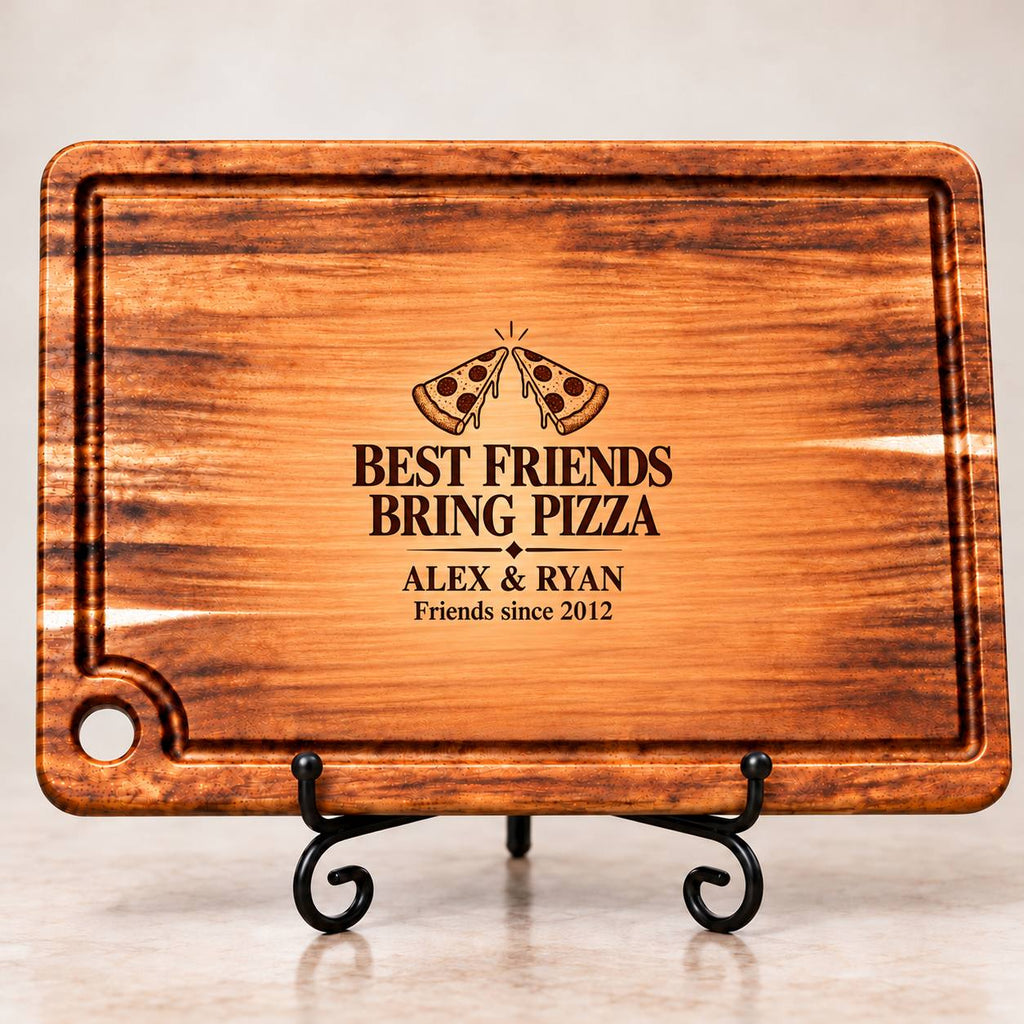 Personalized Best Friends Cutting Board – Custom Friendship Gift