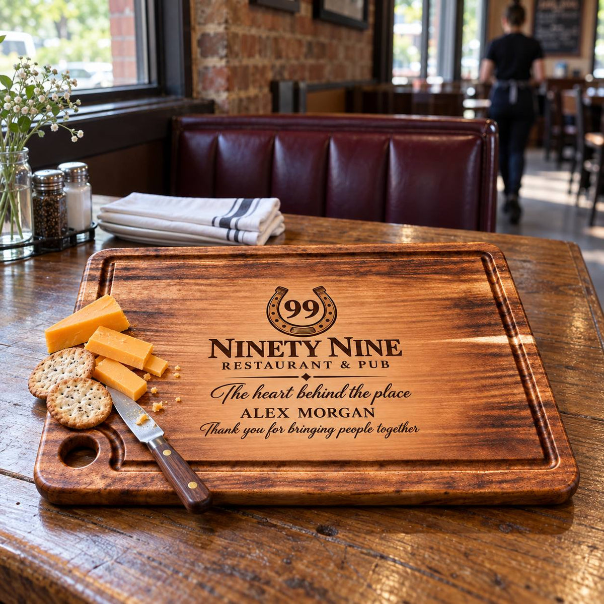 Personalized Ninety Nine Pub Cutting Board – Custom Gift for a Restaurant OwnerPersonalized Ninety Nine Pub Cutting Board – Custom Gift for a Restaurant Owner