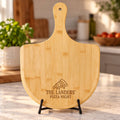 Personalized Family Pizza Board – Custom Bamboo Pizza Night Gift