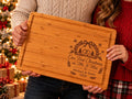 Personalized First Christmas as Mr. & Mrs. Cutting Board – Custom Newlywed Christmas Gift