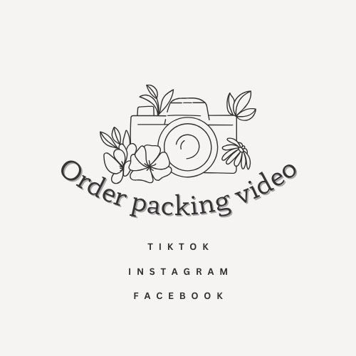 Order personal packaging video TikTok/Instagram