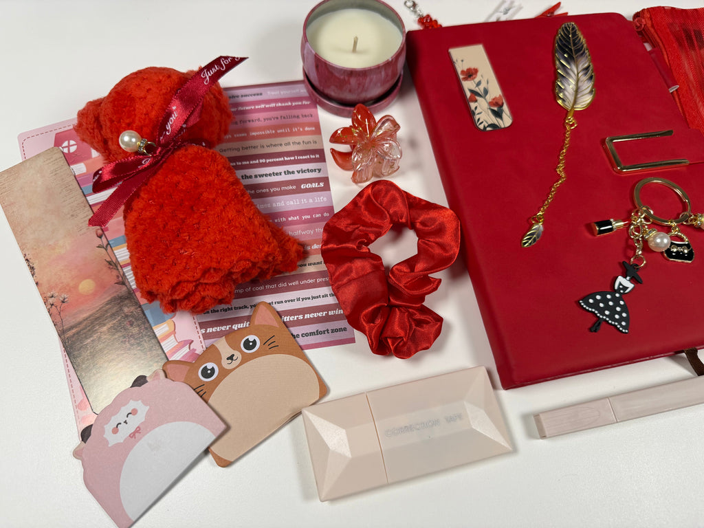 Red set - bookish bundle on Valentine’s Day , Woman’s Day