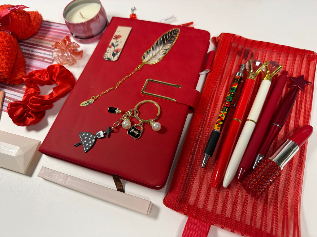 Red set - bookish bundle on Valentine’s Day , Woman’s Day