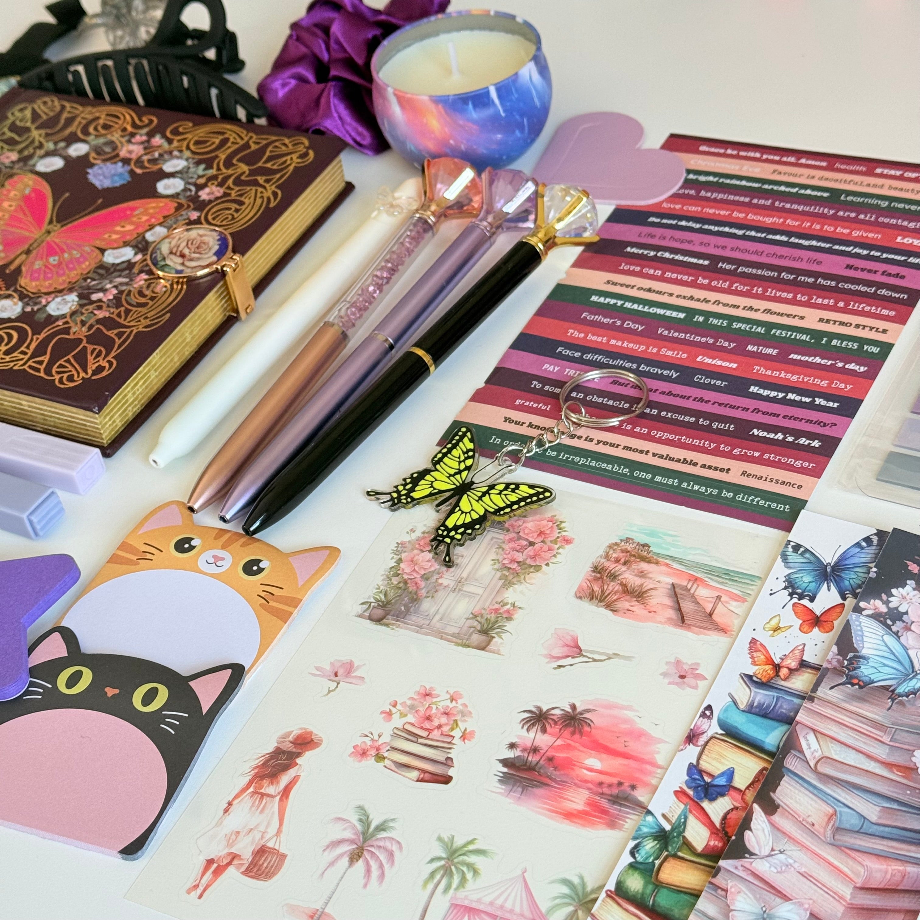 «Butterfly and Floral Dreams»Inspirational Set