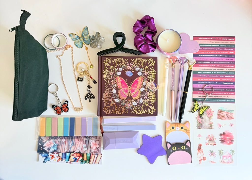 «Butterfly and Floral Dreams»Inspirational Set