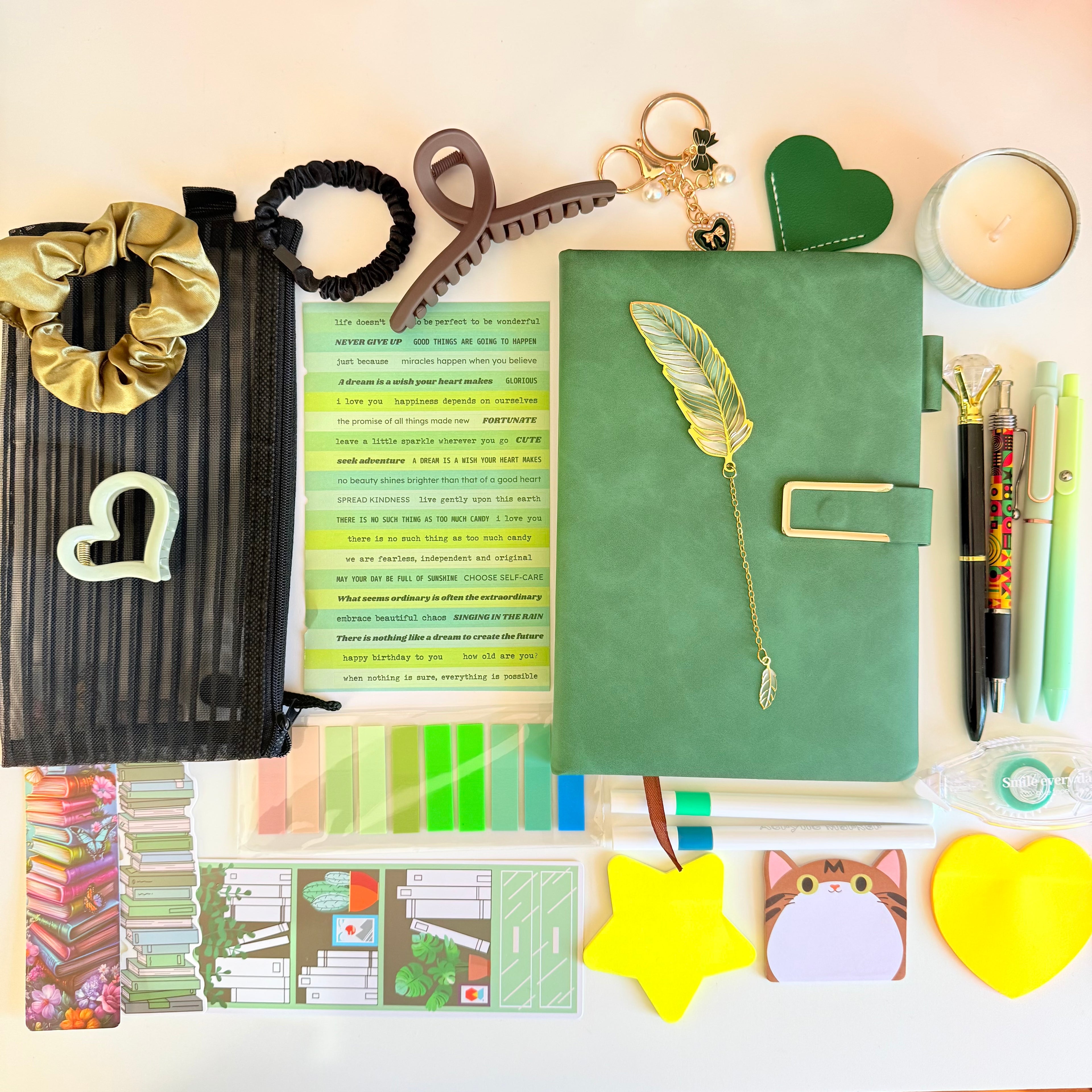 Green set ,premium notebook A5