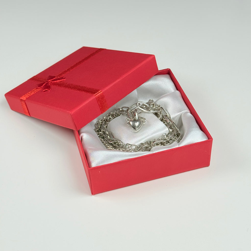 Silver magnetic bracelet