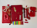 Premium bookish bundle “Red elegant set”