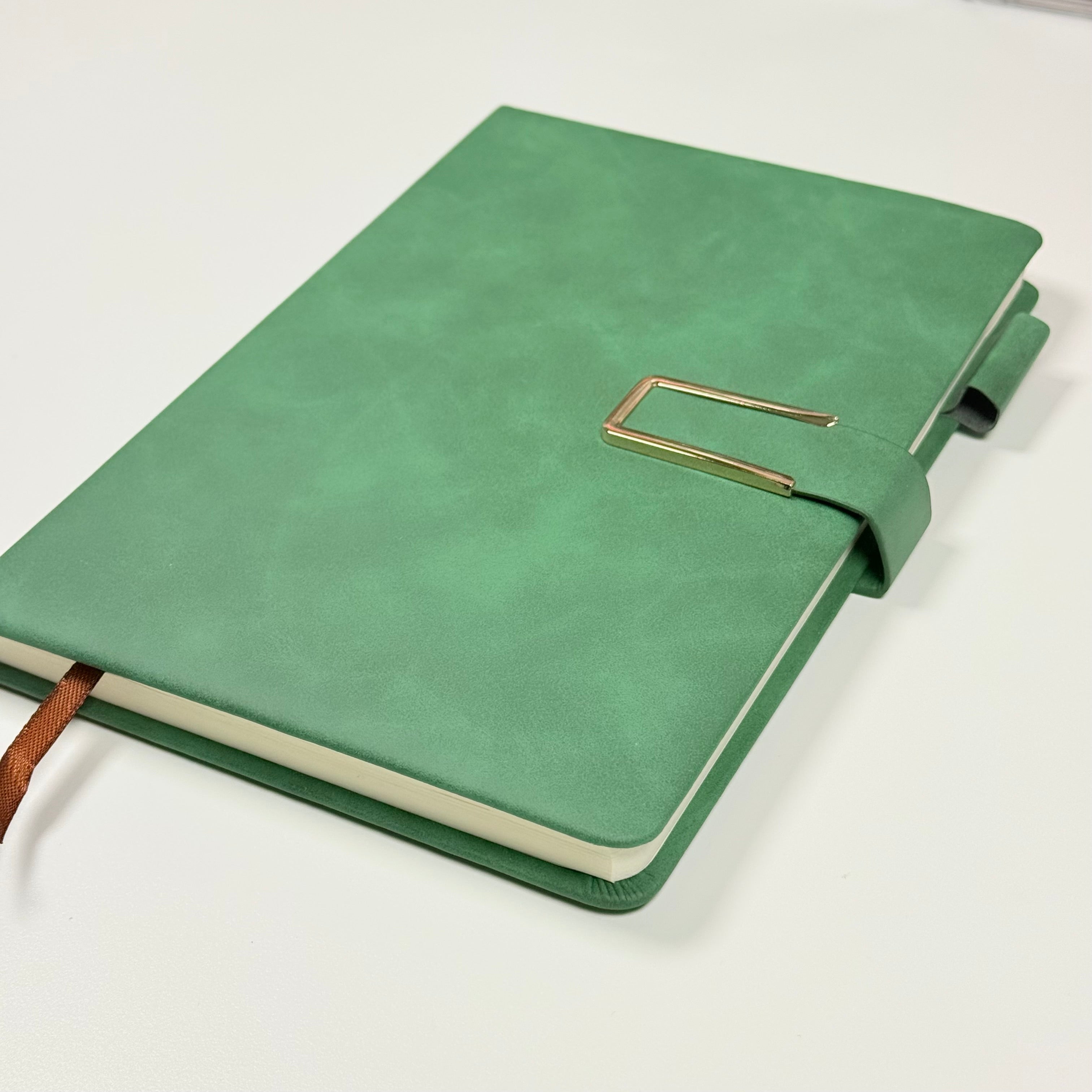 Green notebook A5