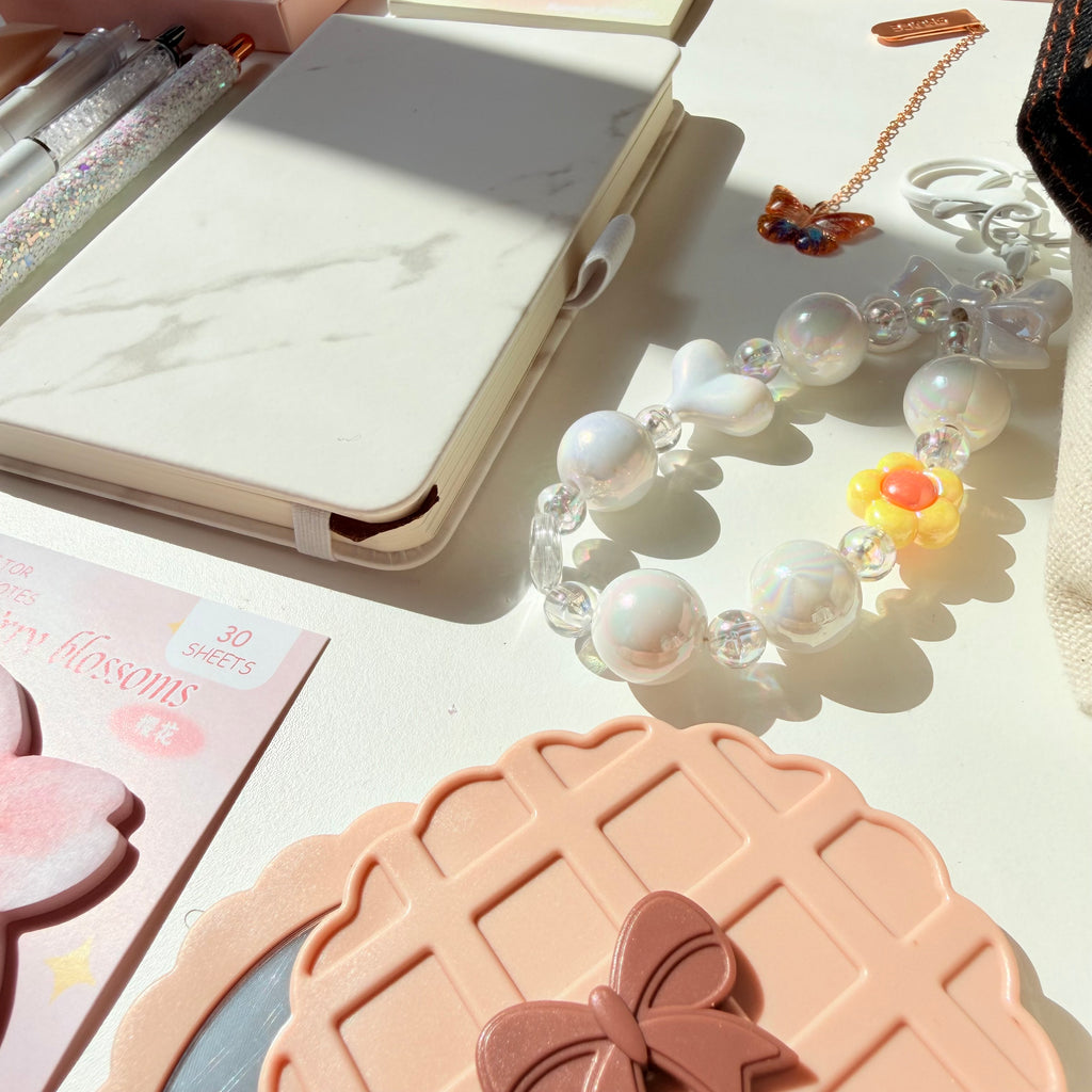 White & Blush Aesthetic Stationery Gift Set