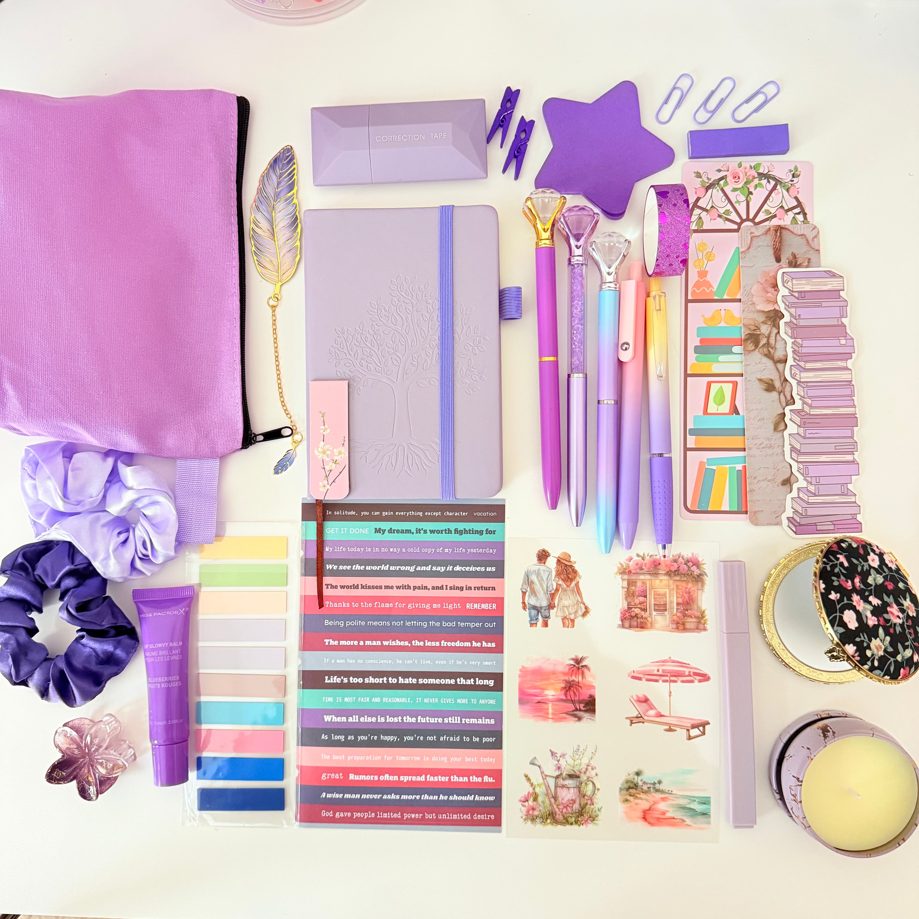 Purple Bookish Bundle "Purple thoughts"