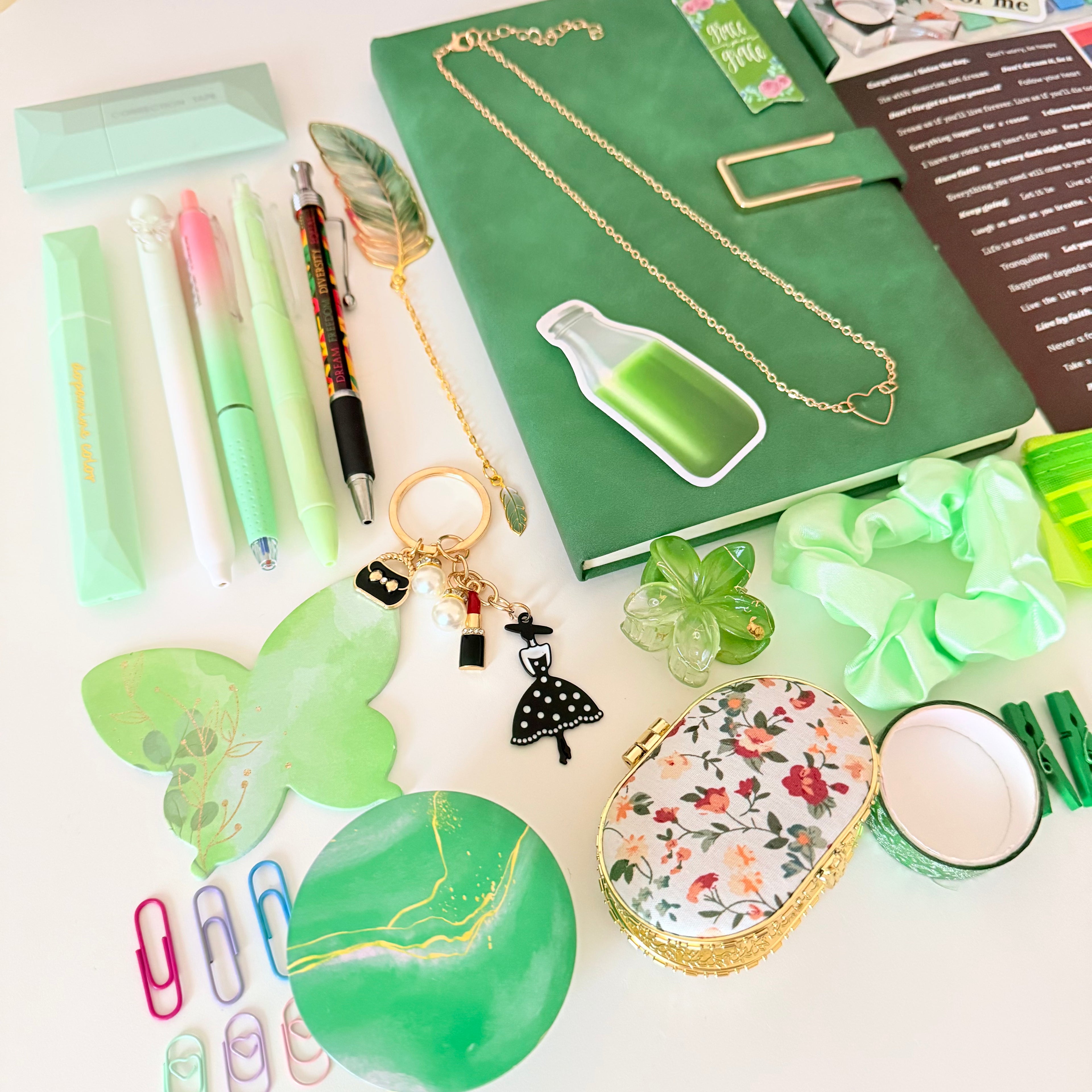 Green set ,premium notebook A5