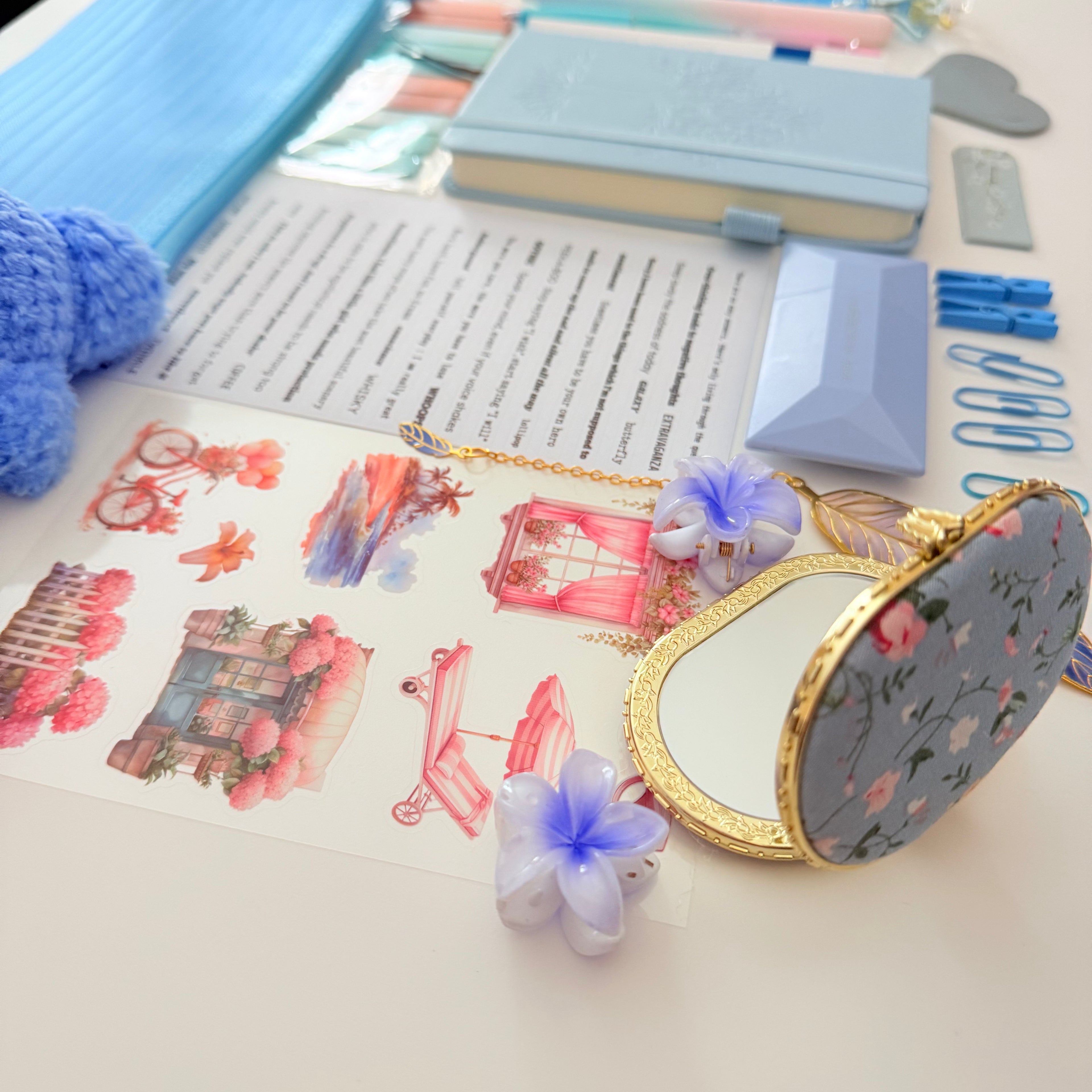 Blue Bookish Bundle "Blue clear sky"