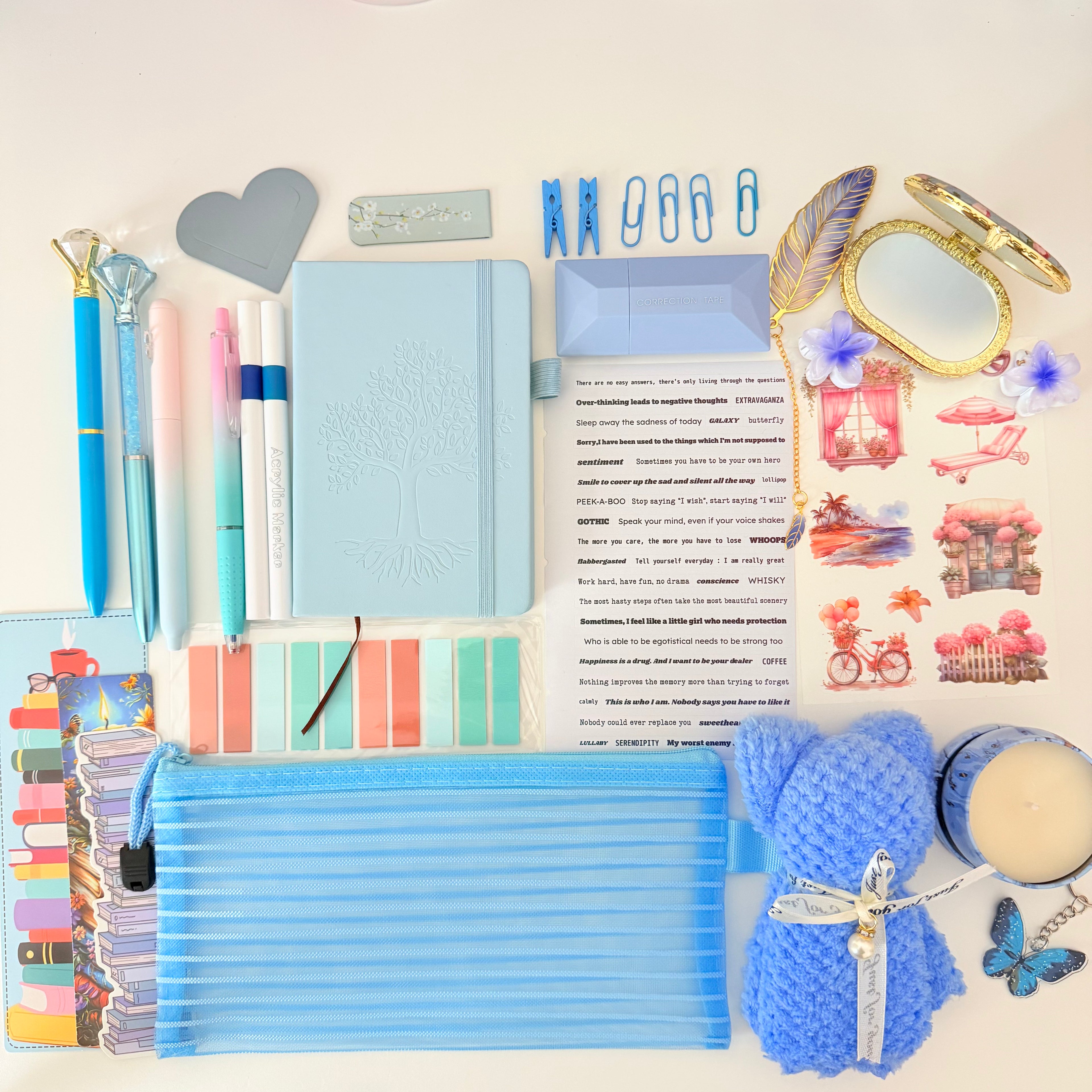 Blue Bookish Bundle "Blue clear sky"