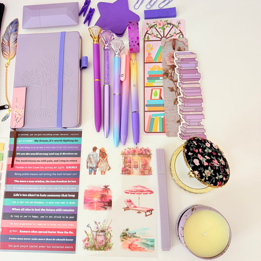 Purple Bookish Bundle "Purple thoughts"