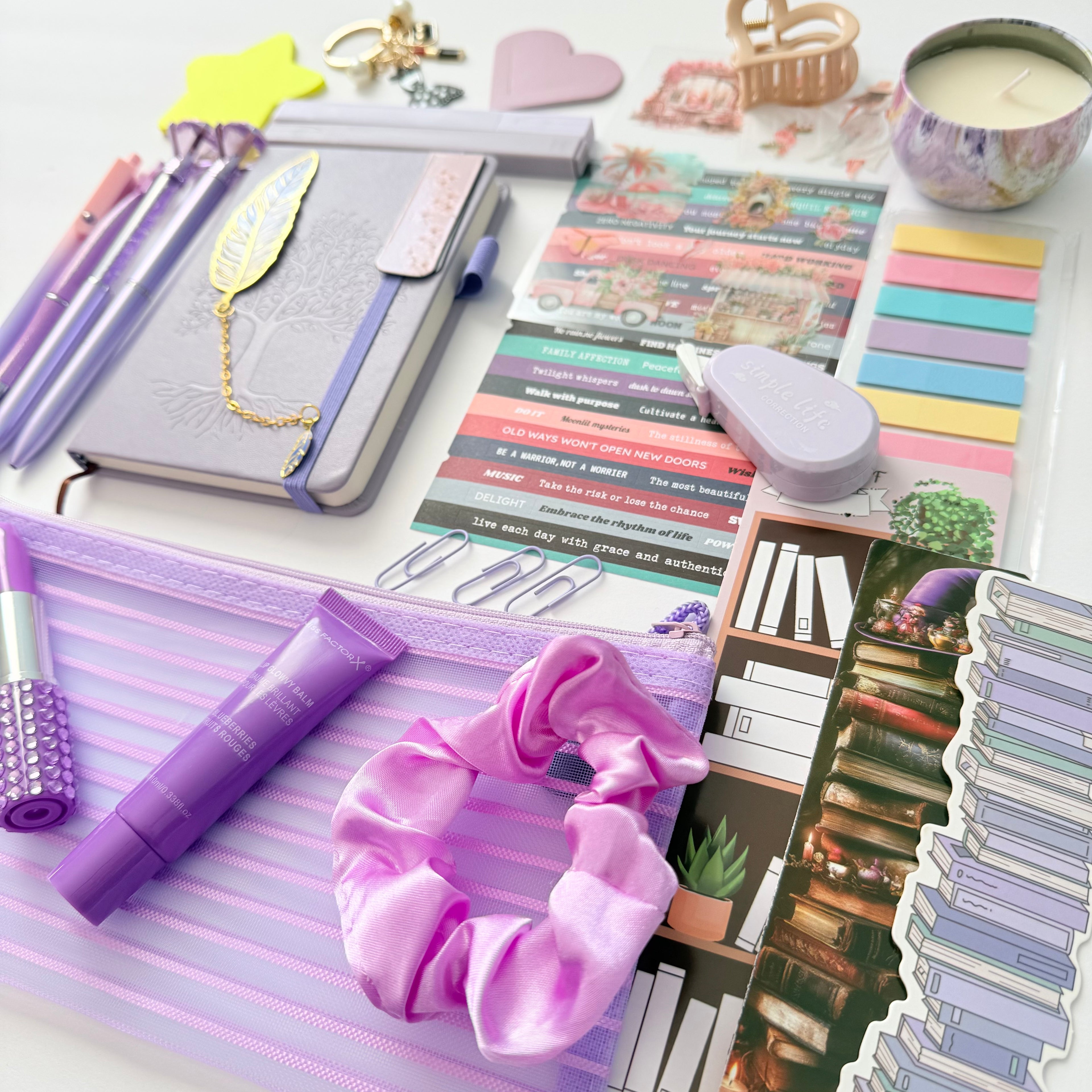 Purple bookish bundle 💜